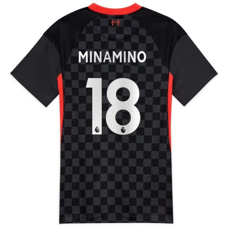 Camisetas Liverpool Takumi Minamino 18 Tercera Equipacion 2020/2021 